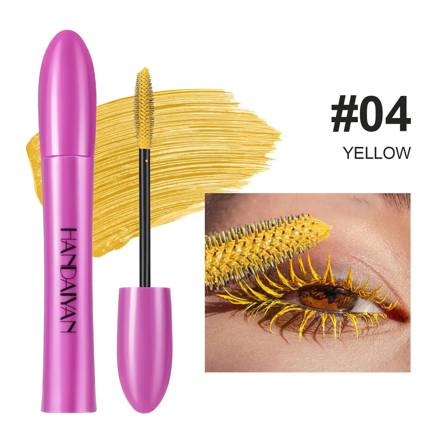 10 Colors Waterproof Volumizing Mascara Smudge-Proof