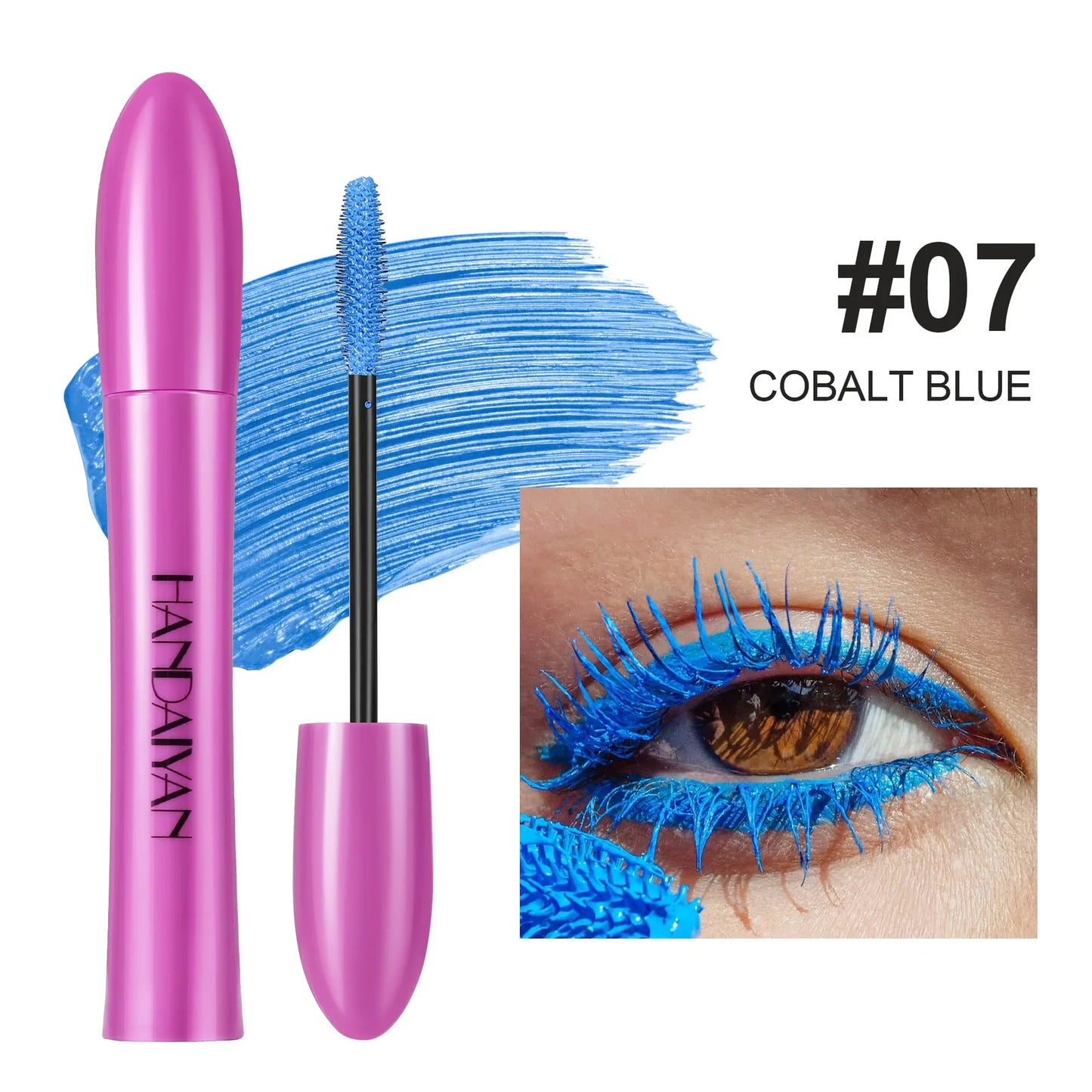 10 Colors Waterproof Volumizing Mascara Smudge-Proof