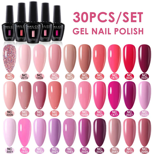 20/30pcs Gel Nail Polish Set Spring Summer Color