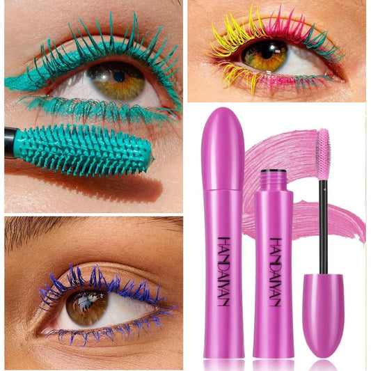10 Colors Waterproof Volumizing Mascara Smudge-Proof